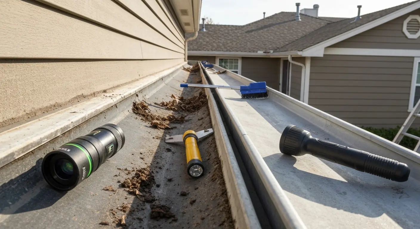 Gutter inspection and assessment