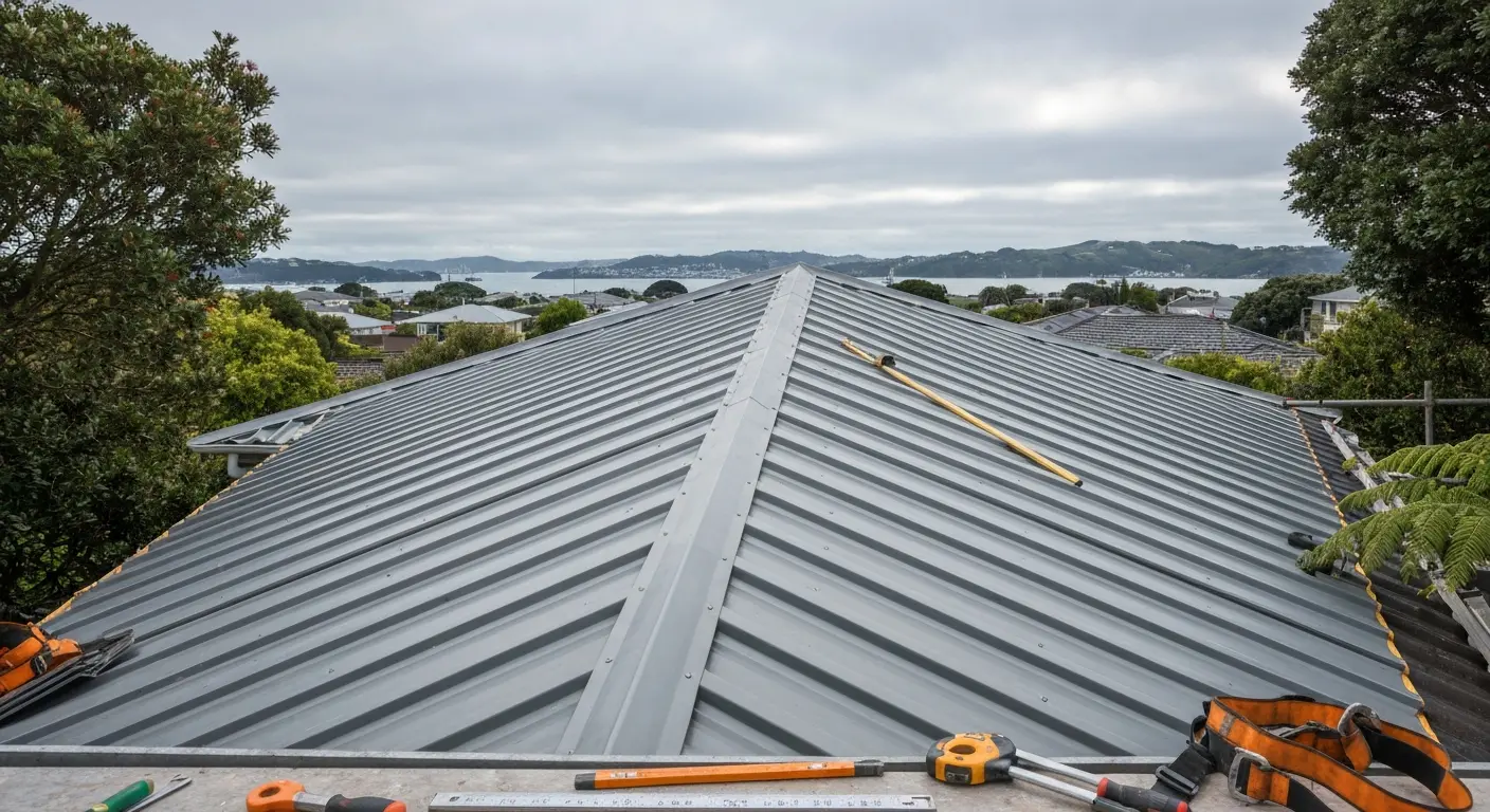 Roof replacement installation