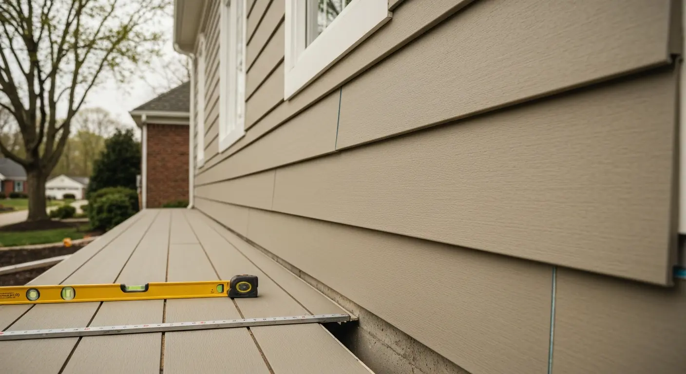 Fiber cement siding installation