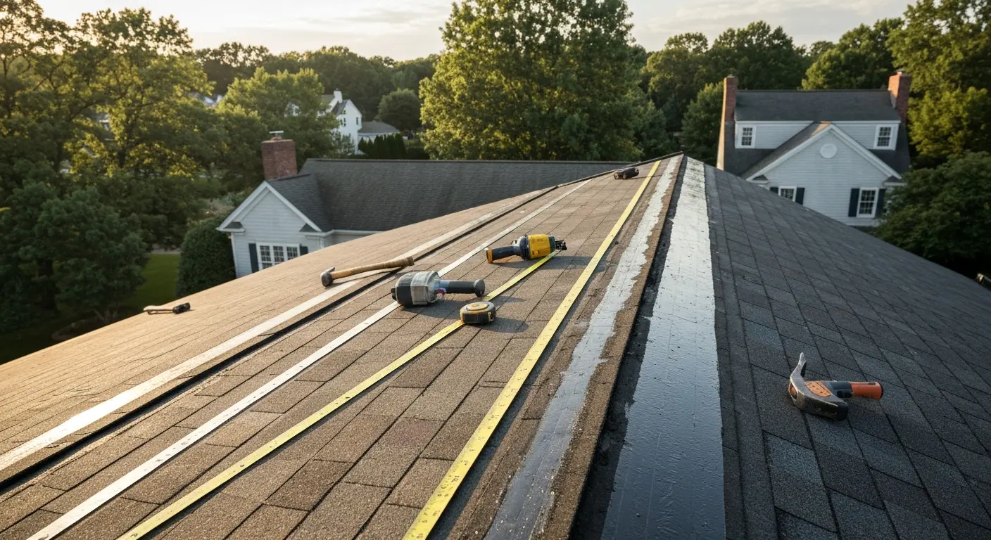 Roof repair in Broadlands