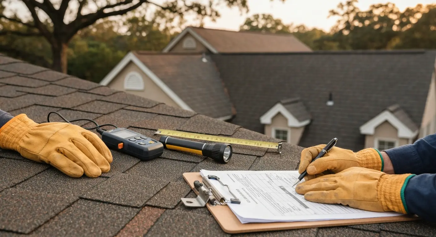 Roof inspection in Gainesville