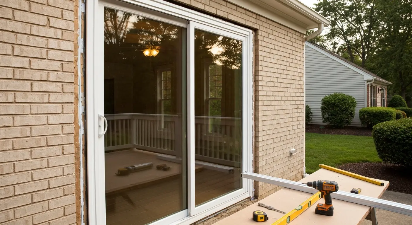 Patio door installation