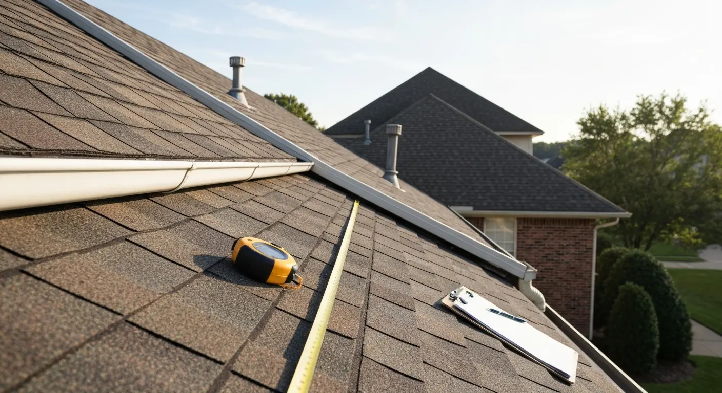 Professional roof inspection