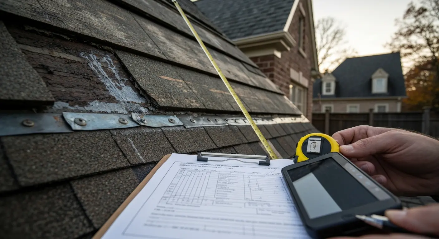 Storm damage inspection