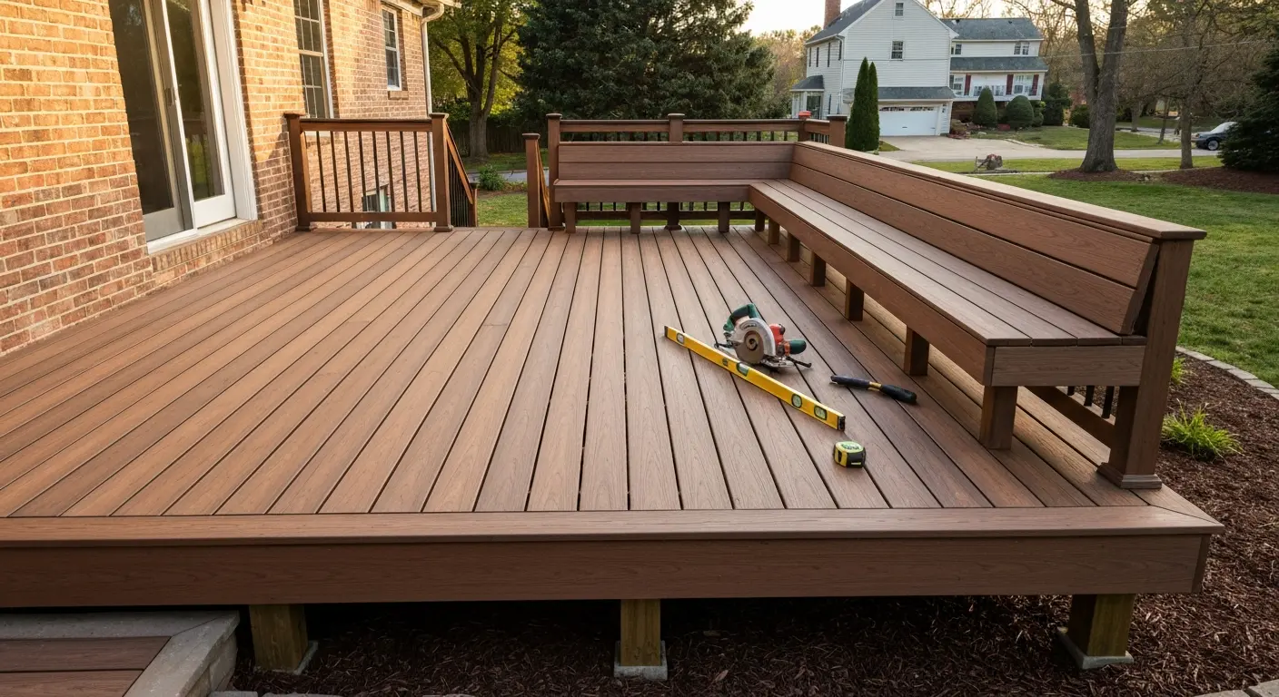 New deck construction in Prince William County