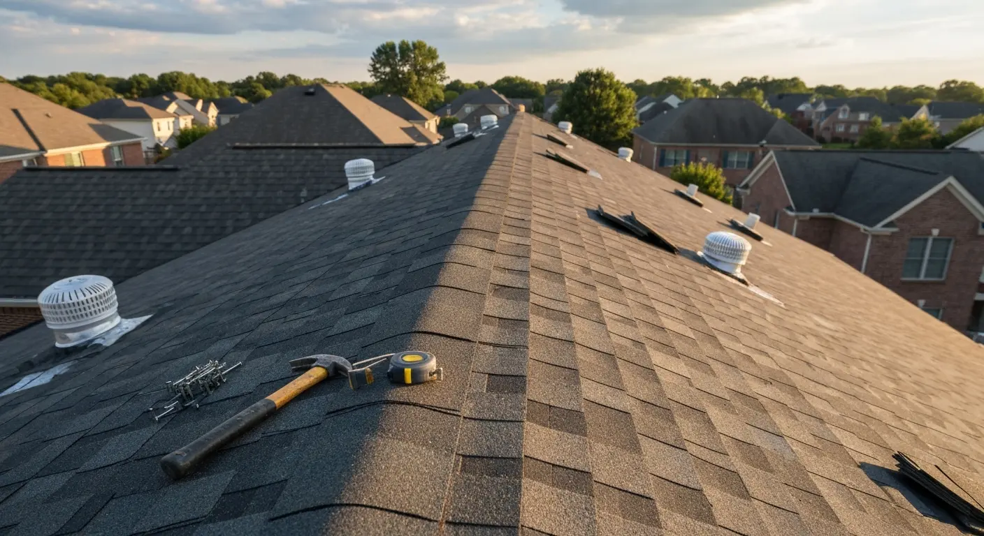 Roof replacement installation