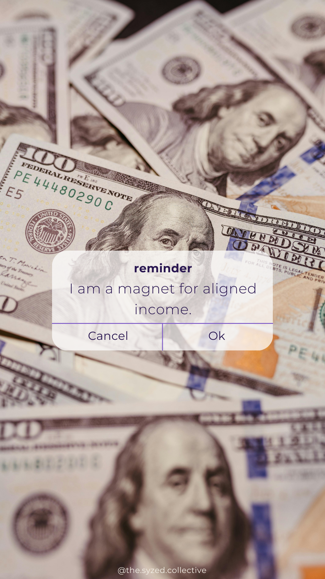 Money mindset wallpaper