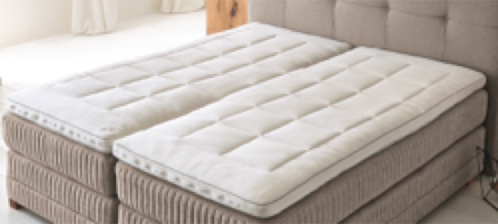 Kamjo Sensowell sleep sensor built into the top mattress