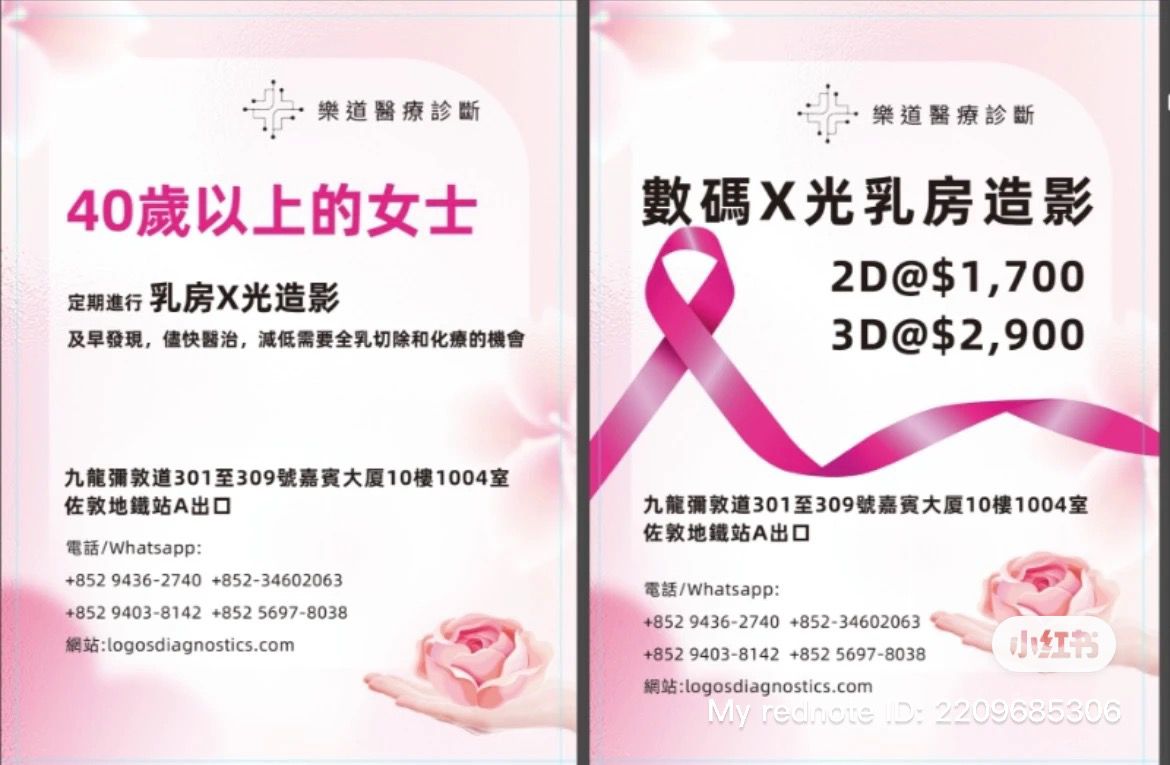 乳房X光造影價格