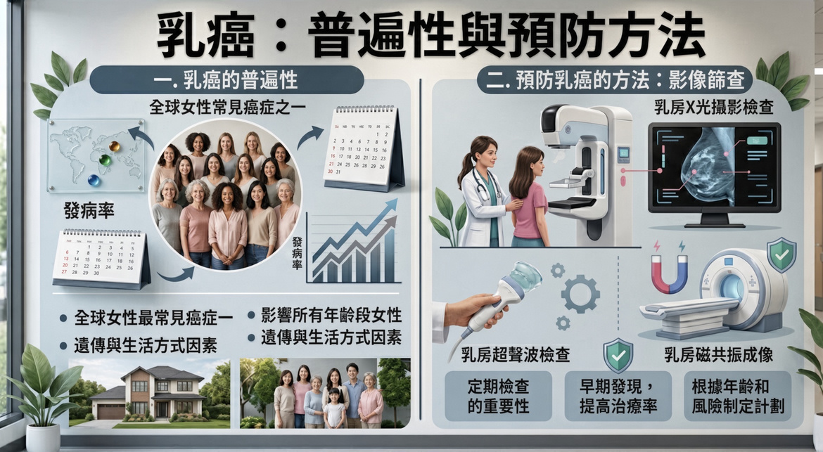 乳癌普遍預防方法