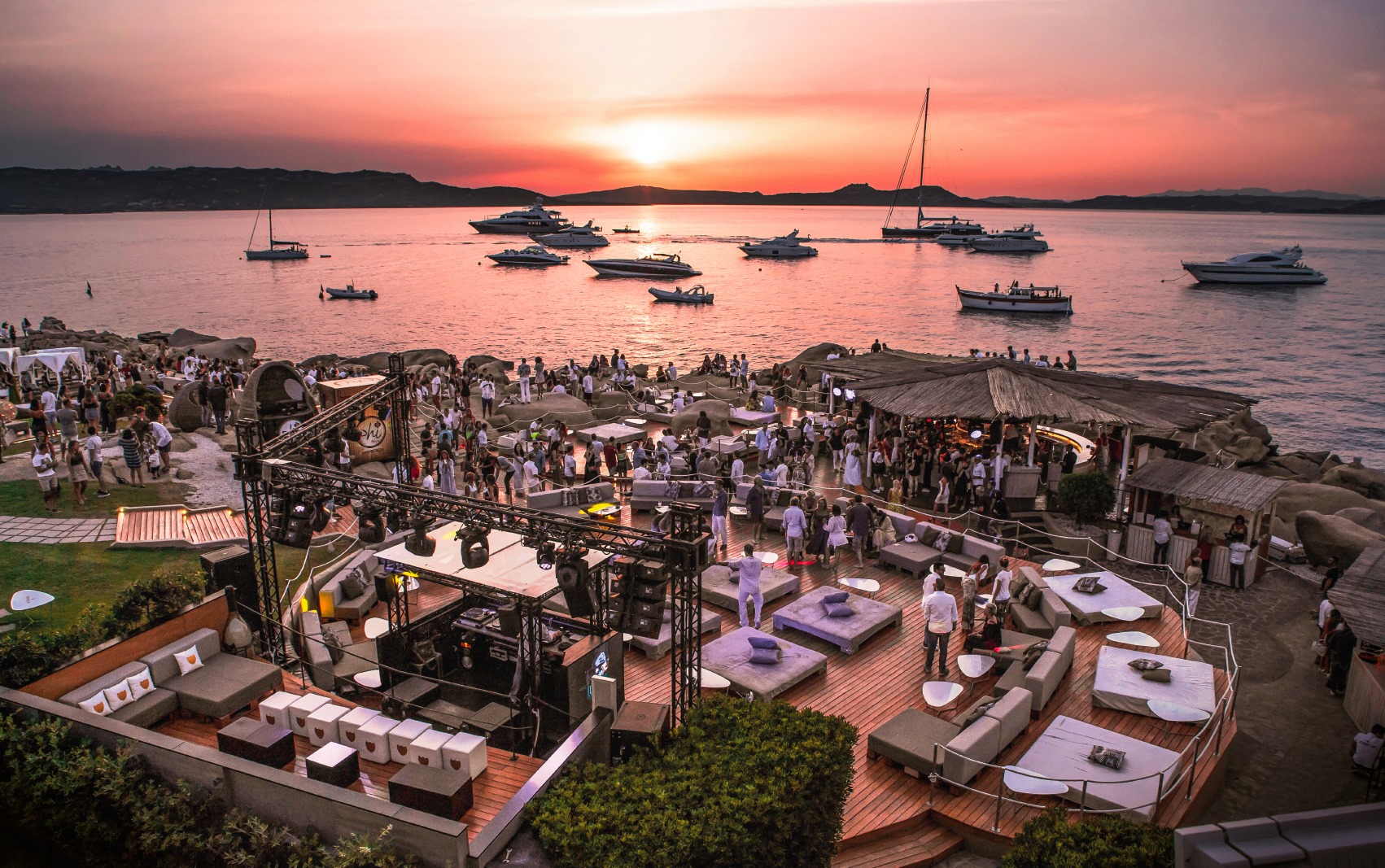 Porto Cervo luxury marina and village