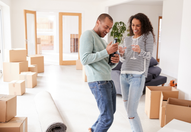 Celebrating New Home in The Woodlands Texas