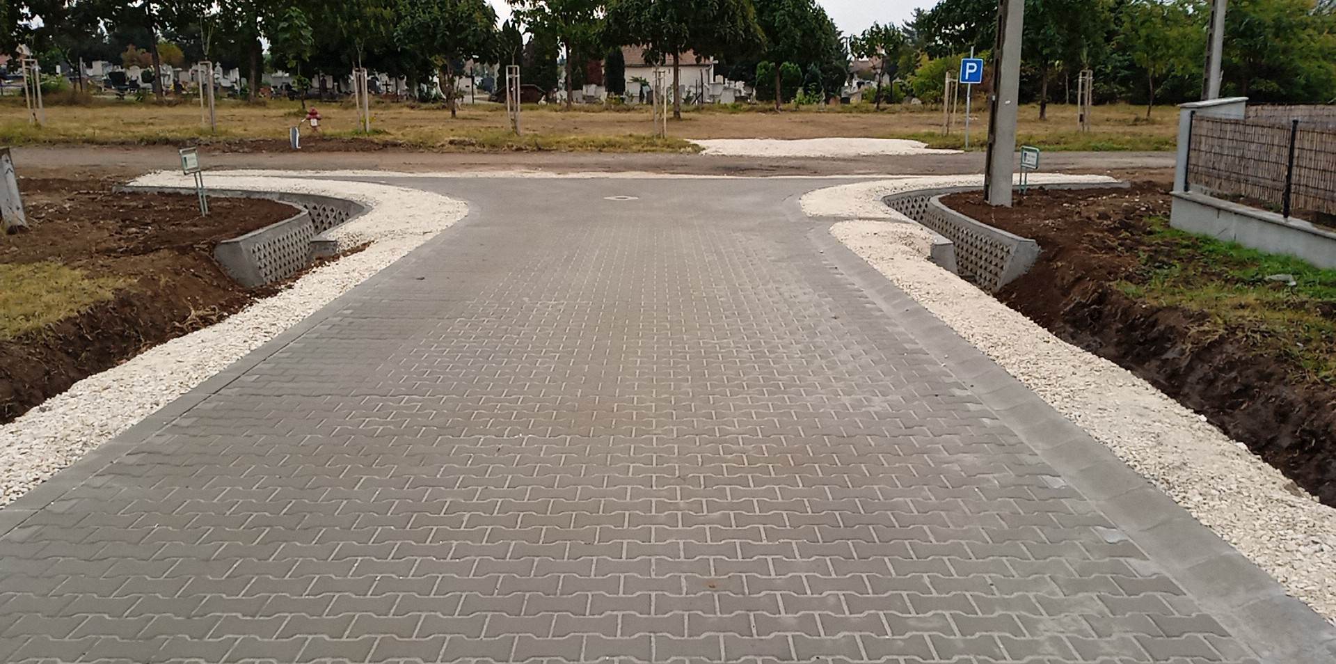 Tartós támfal építés