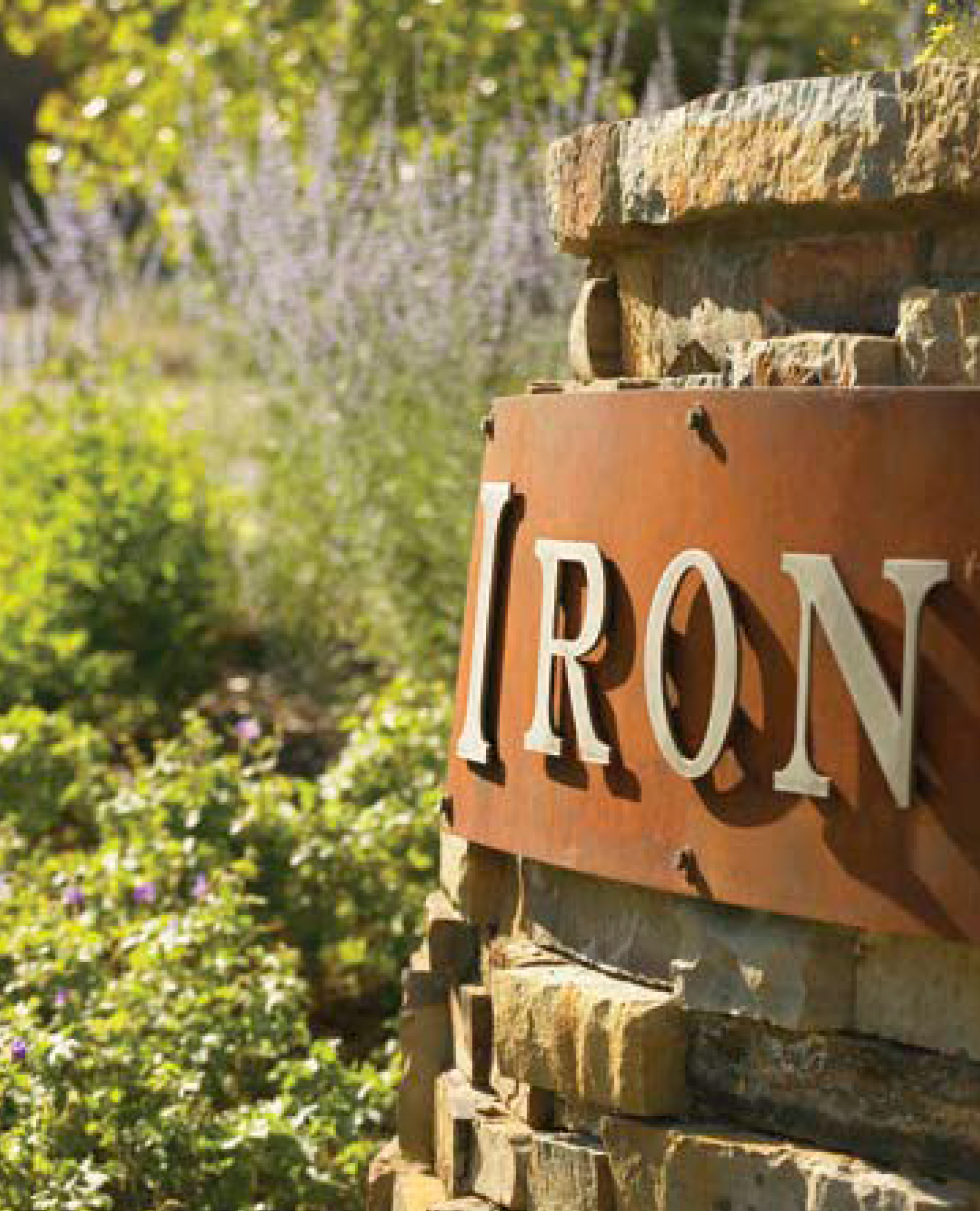 Architectural detail at Bellarossa wine country estate