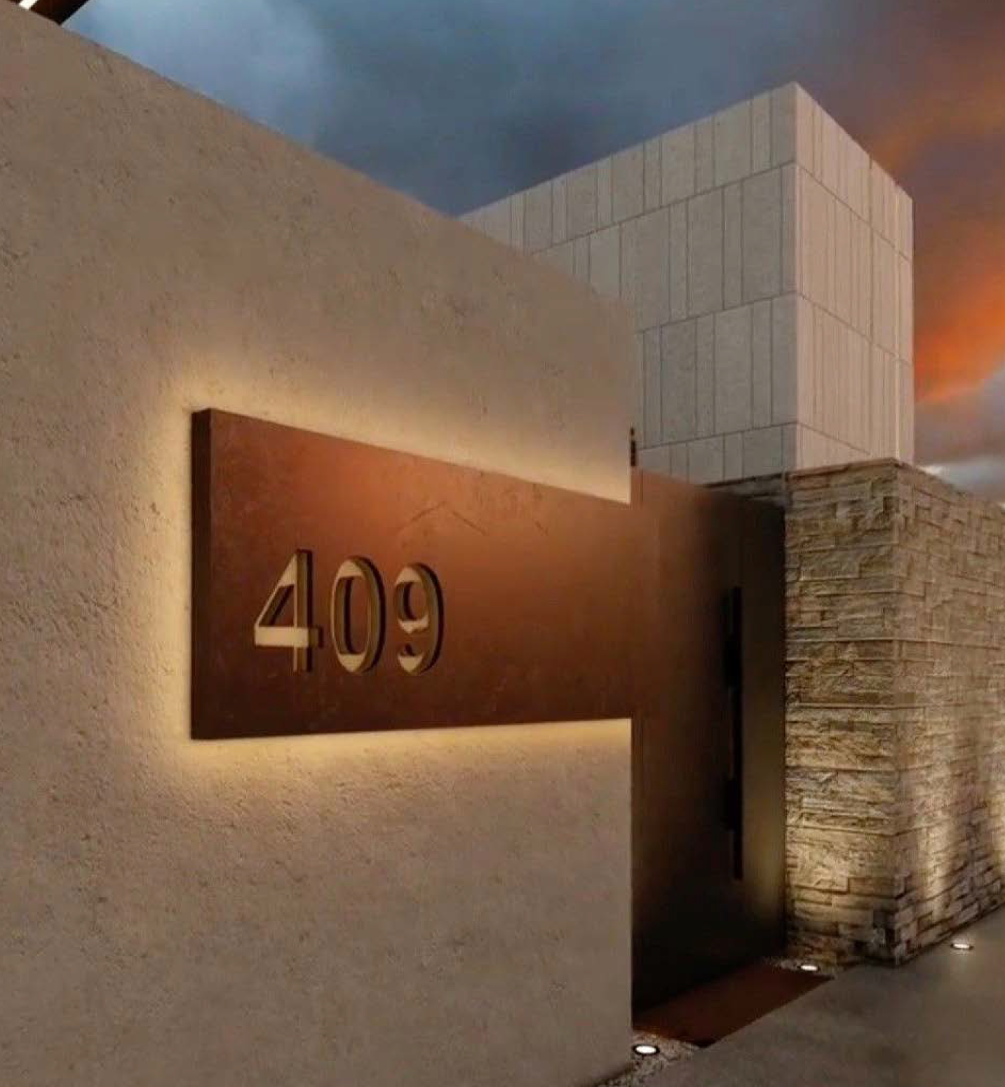 Intentional design detail at Bellarossa luxury estate