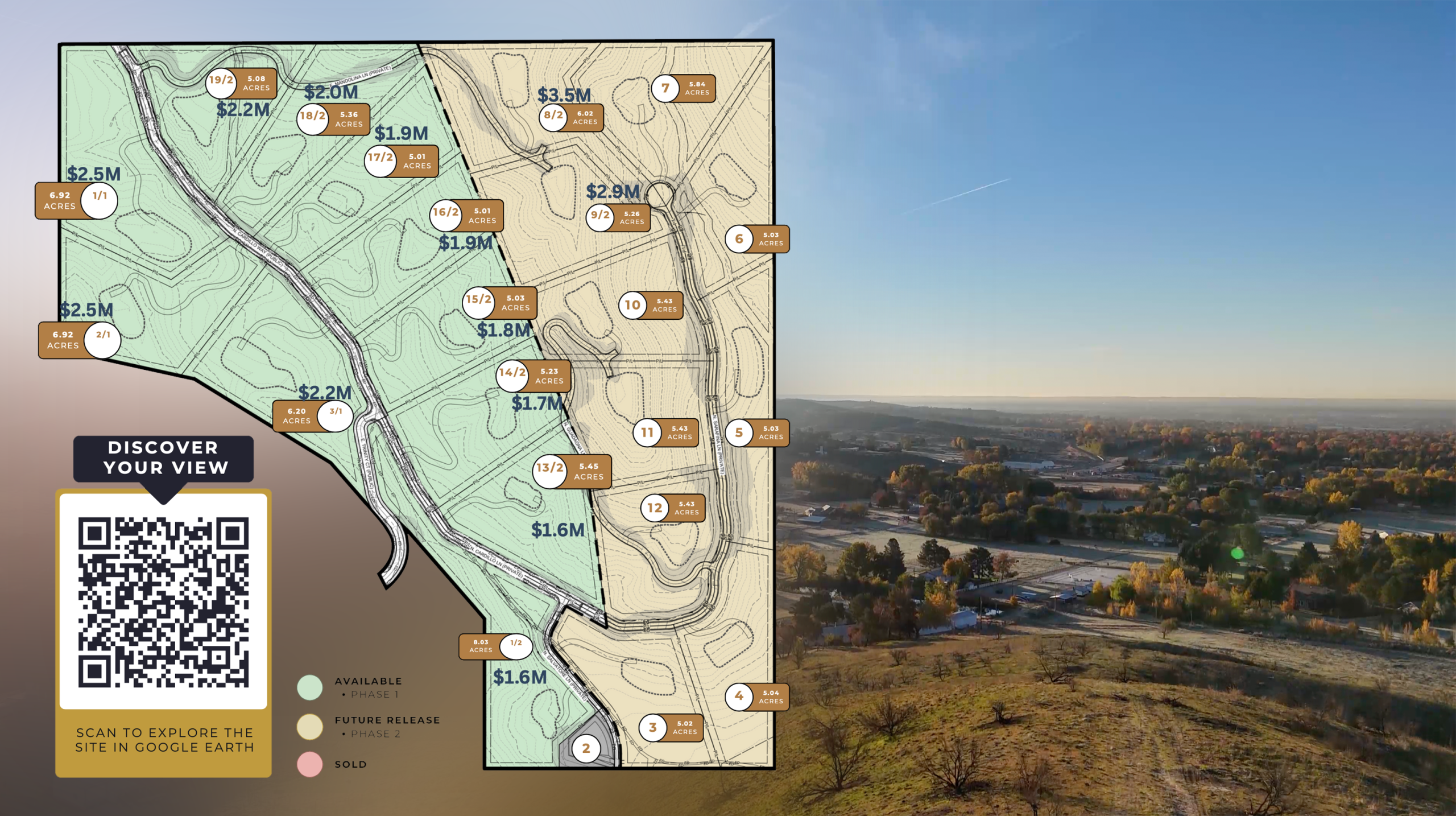 Bellarossa plat map — available homesites now available
