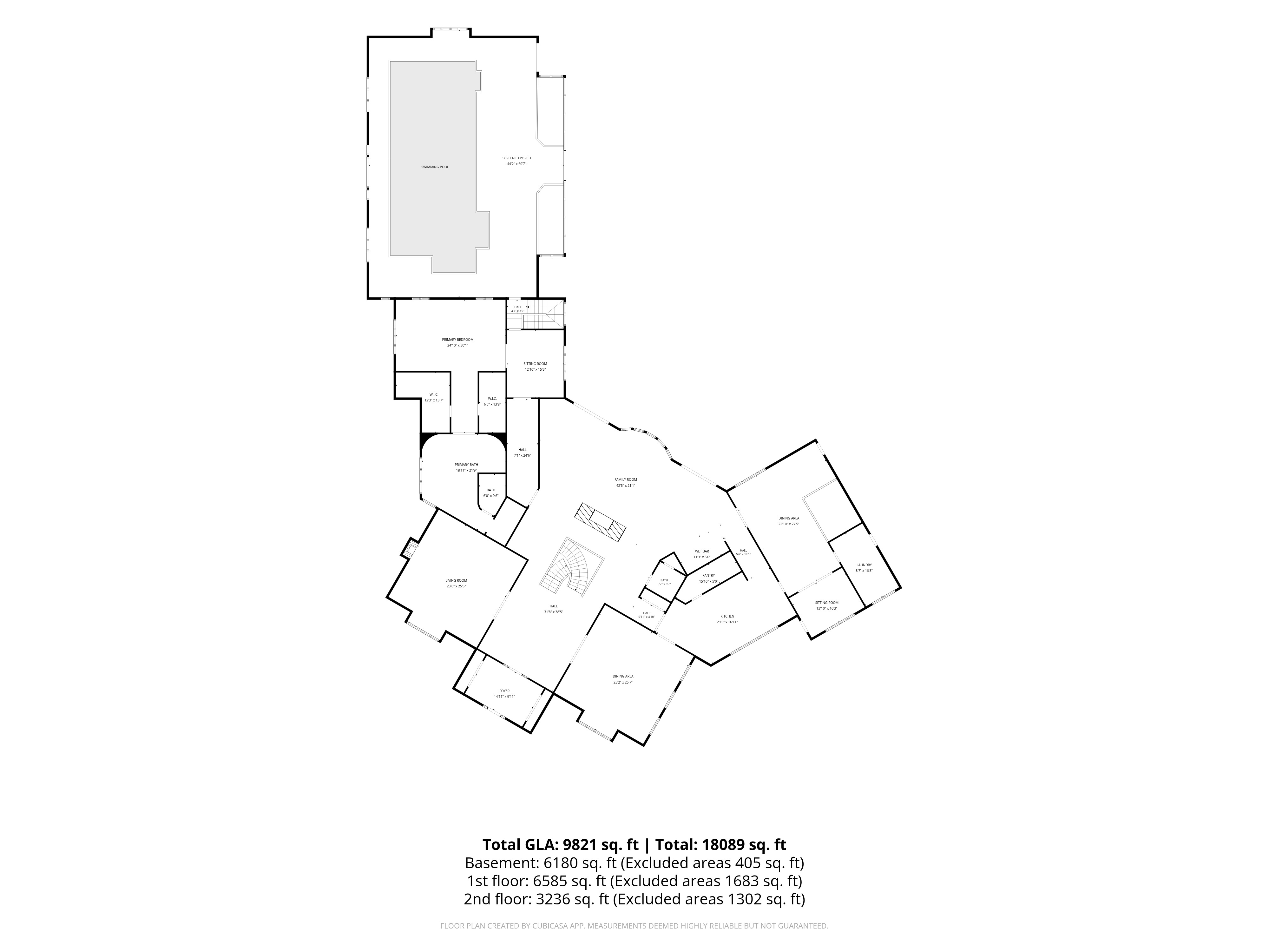 The Hebron Estate — Main Level Floor Plan