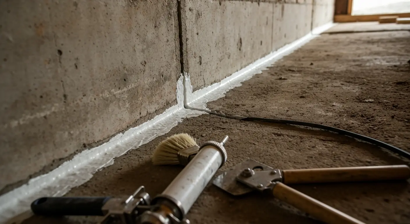 Foundation crack repair