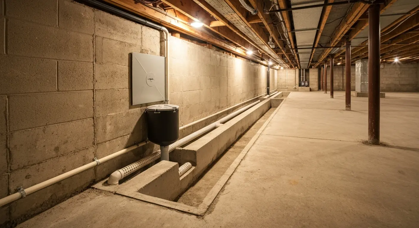 Basement waterproofing in North Kansas City