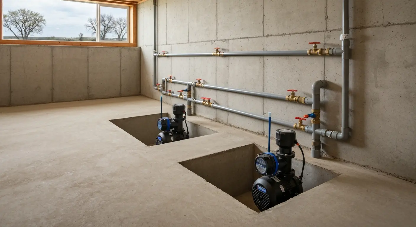 Backup sump pump system for emergency protection