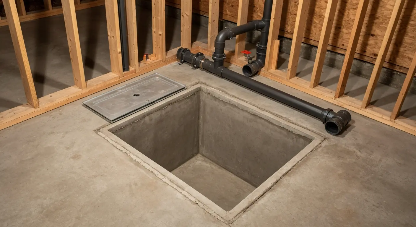 Sump pit construction