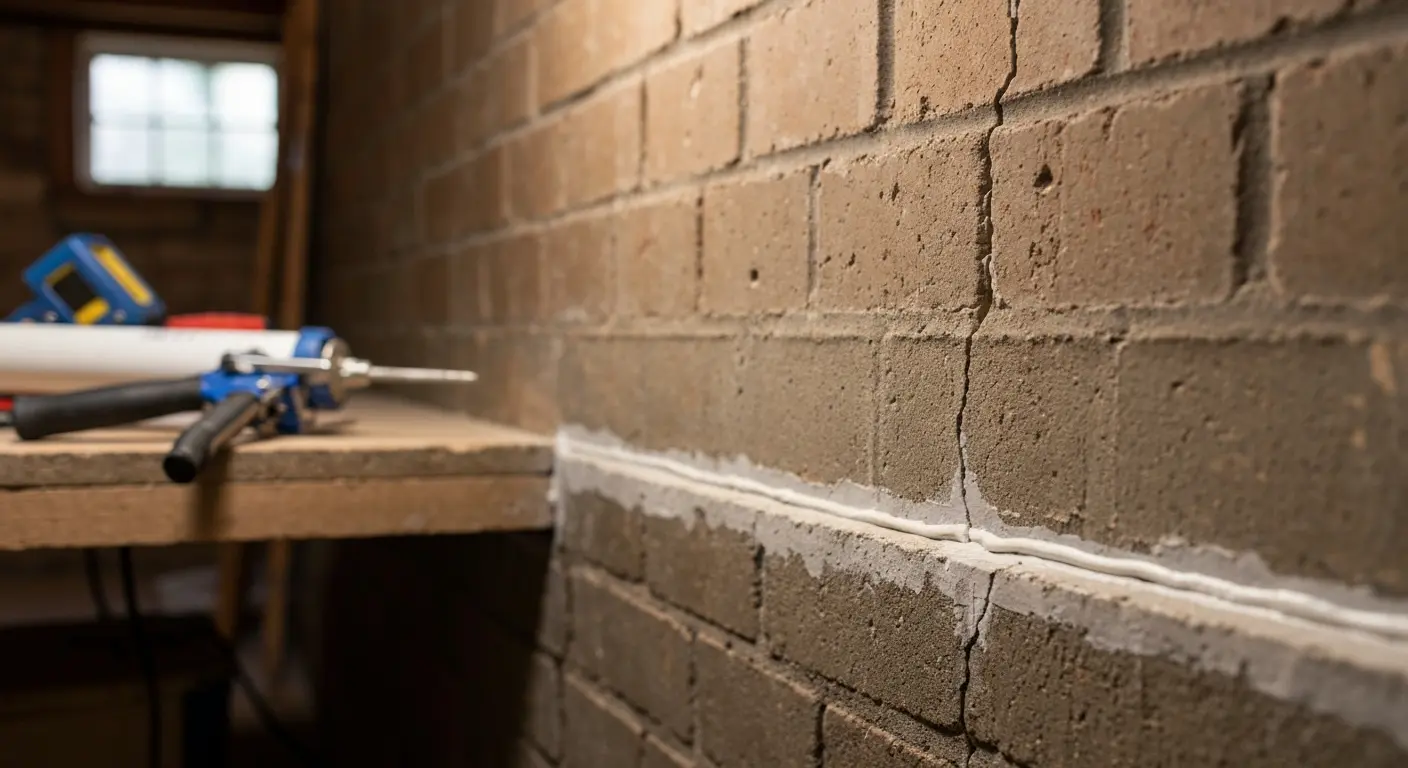 Foundation crack repair