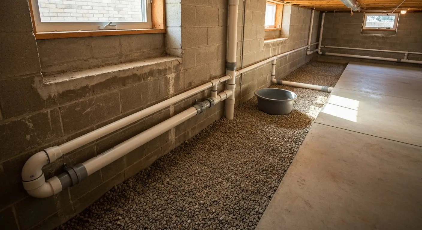 Drain tile system installation