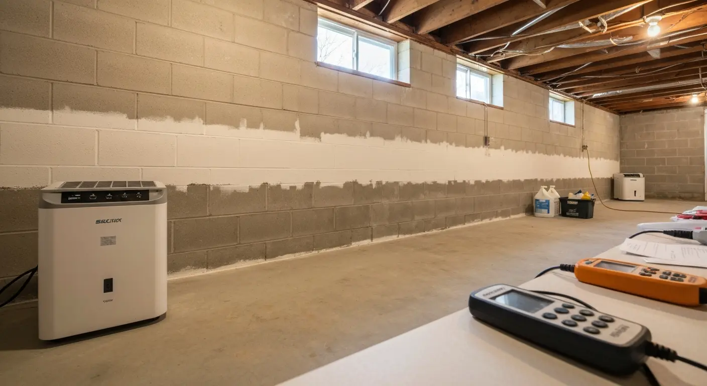 Water damage in Blue Springs basement