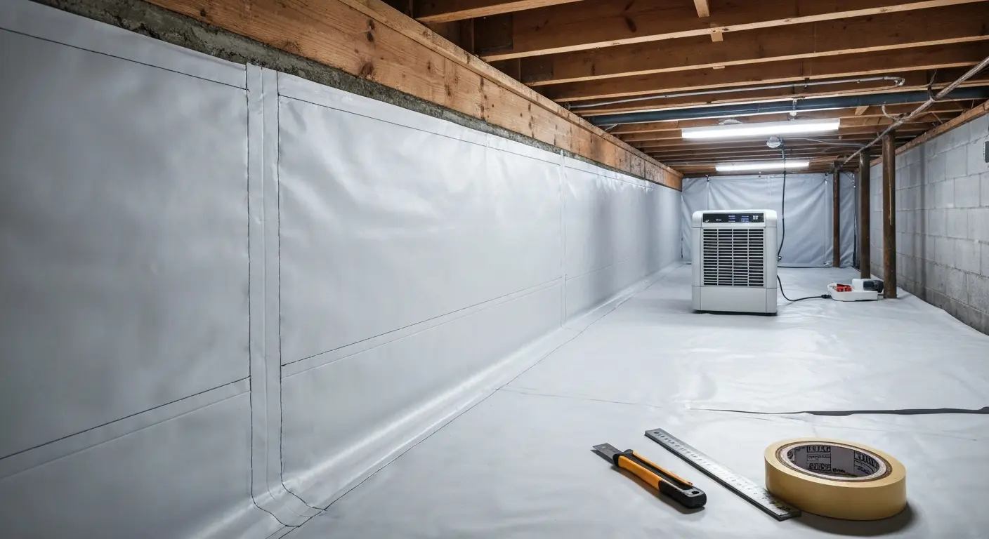 Crawl space encapsulation