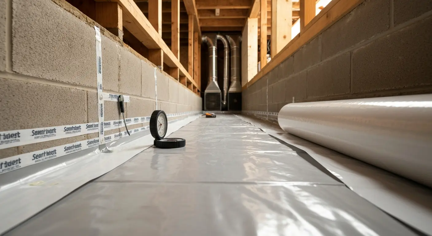 Crawl space encapsulation