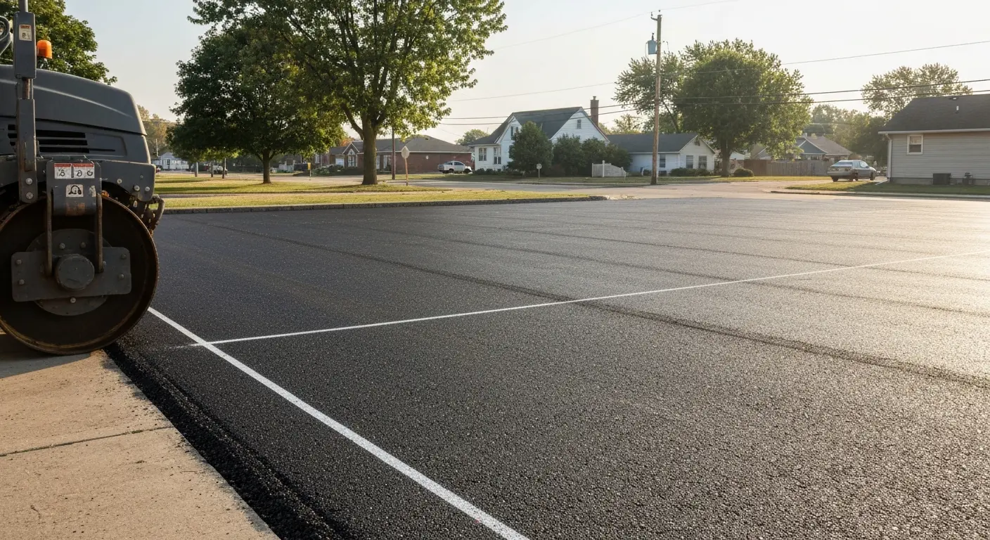 Asphalt paving