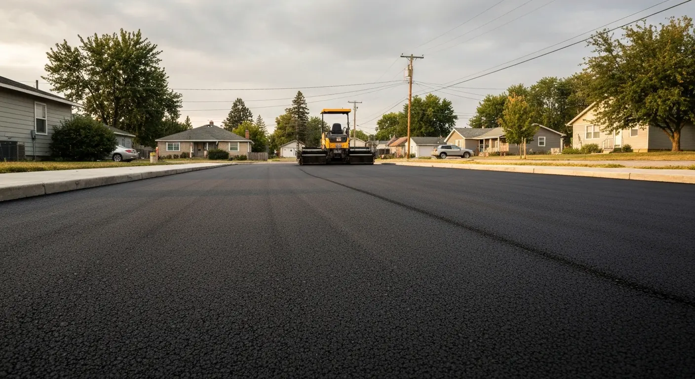 Asphalt paving project