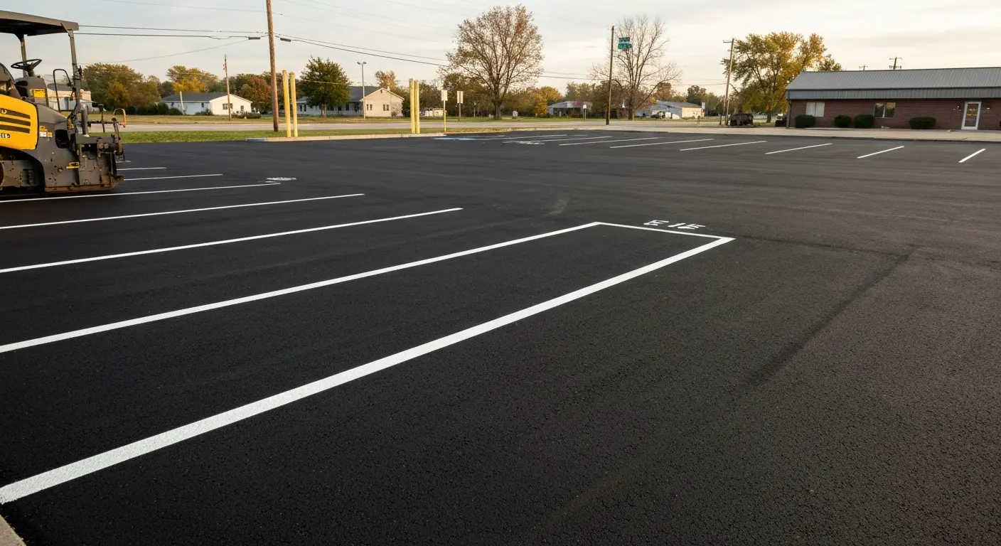 Full parking lot paving project