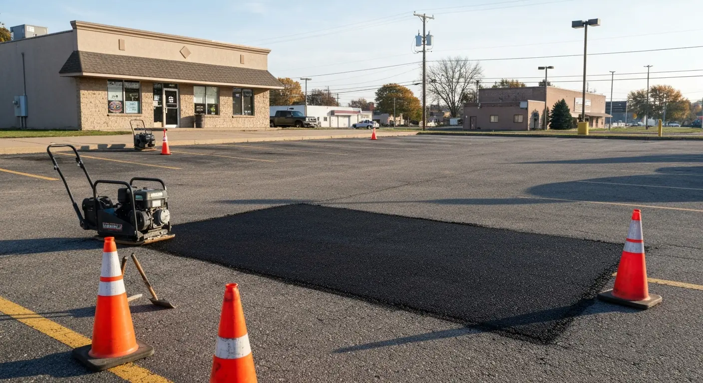 Parking lot repair