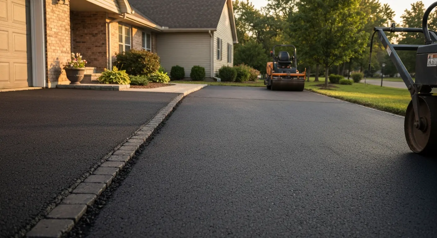 Driveway paving in Byron Center