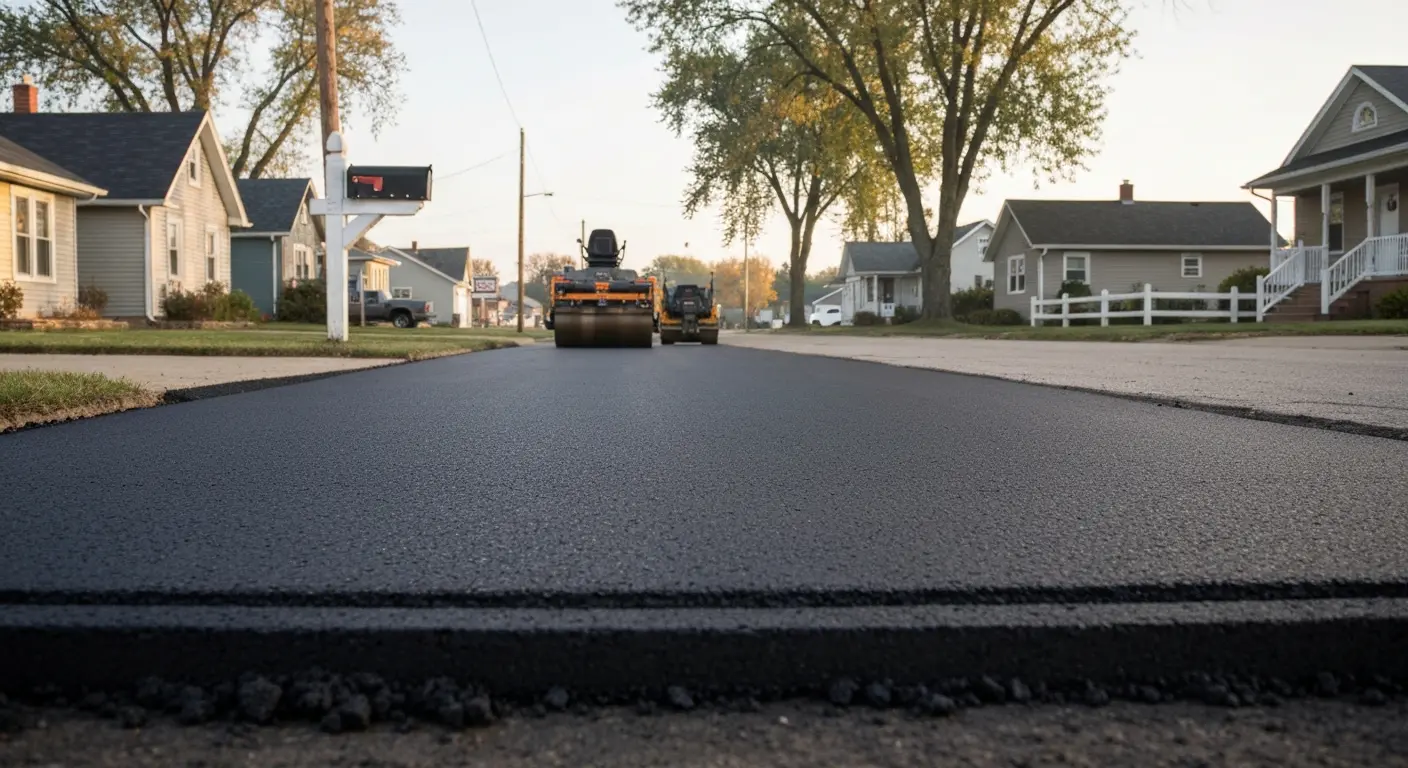 Asphalt paving and repair services