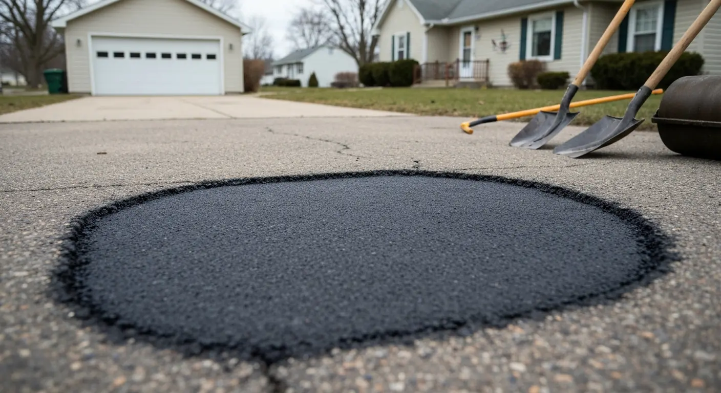 Asphalt repair project