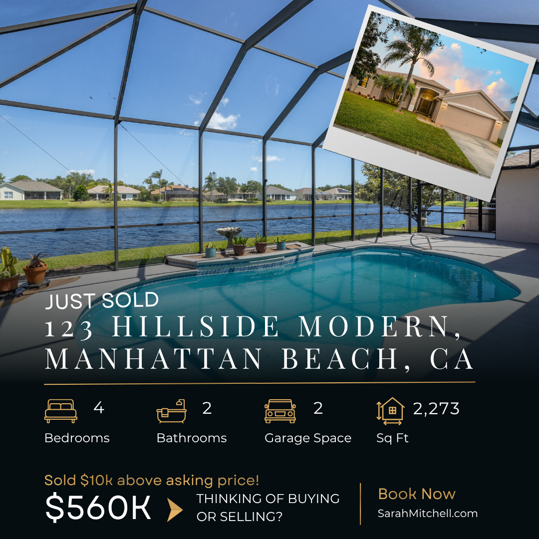 Sold 123 Hillside Modern in Manhattan Beach, CA