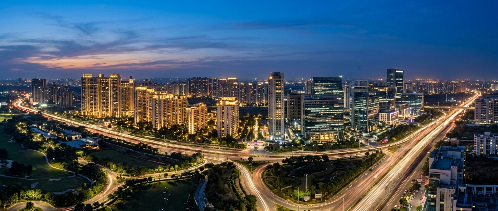 Gurgaon at Night