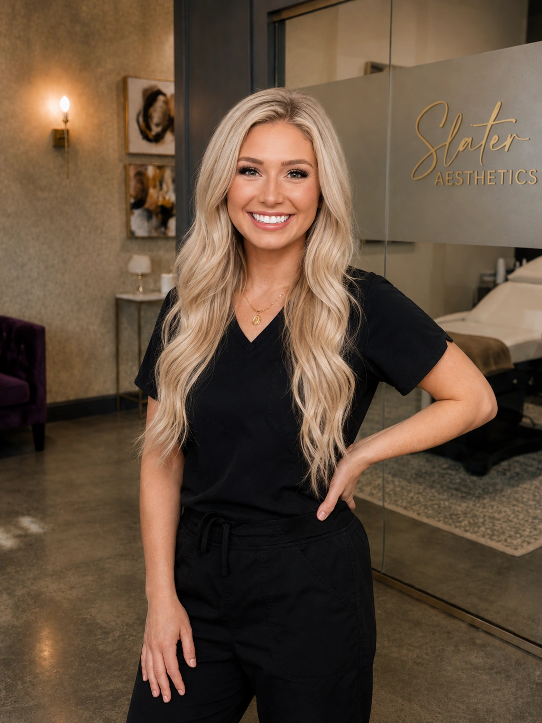 Xena Brown, Administrative Assistant at Slater Aesthetics med spa in Atlanta GA