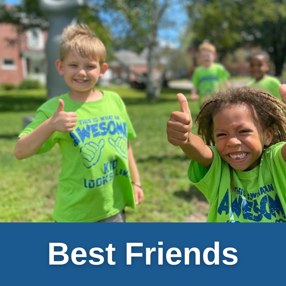 Kids laughing together at Prestige summer camp