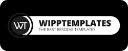 WippTemplates product showcasing professional templates and tools for DaVinci Resolve video editing.