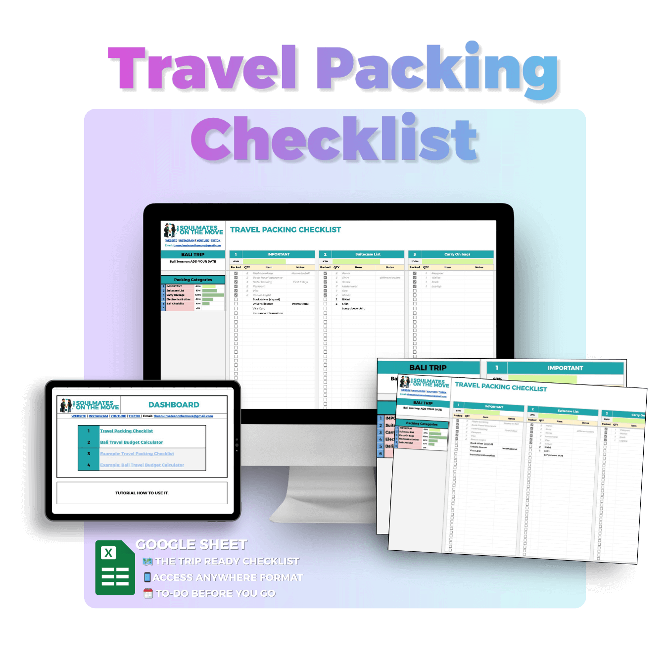 Travel Packing Checklist