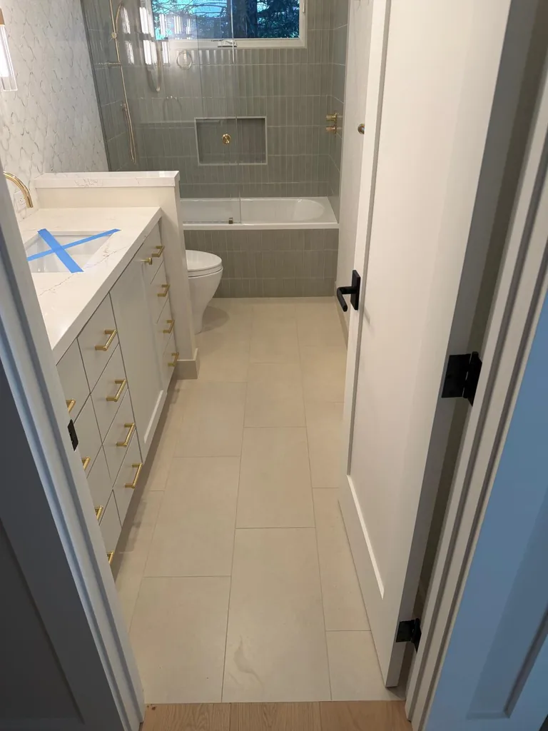 Interior remodeling project