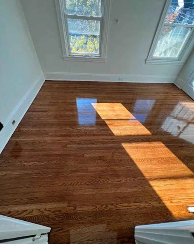 Hardwood floor refinishing before and after Enola PA