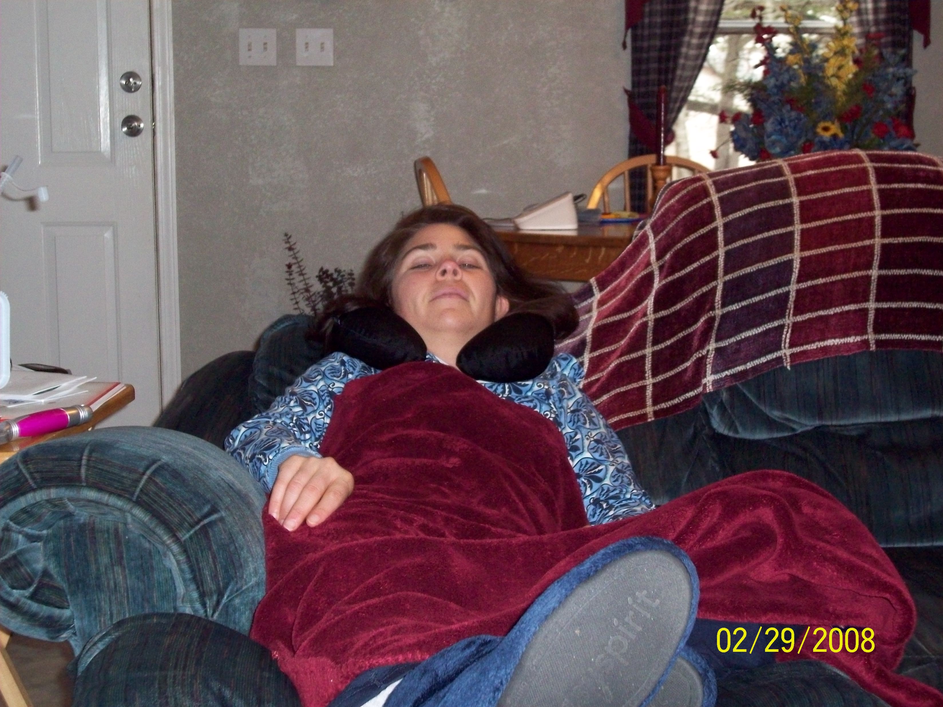 Janice Maynard recovering from a heart ablation in 2008