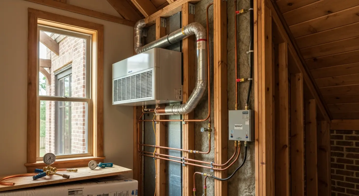 HVAC installation in Newton County home