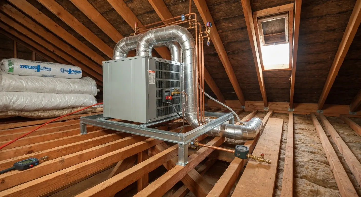 HVAC installation in Walton County home