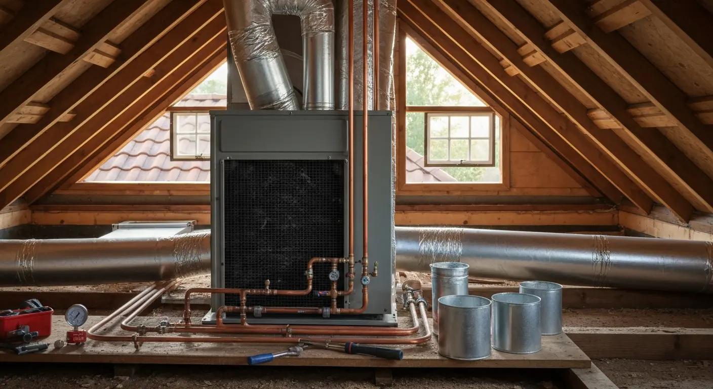 HVAC installation work