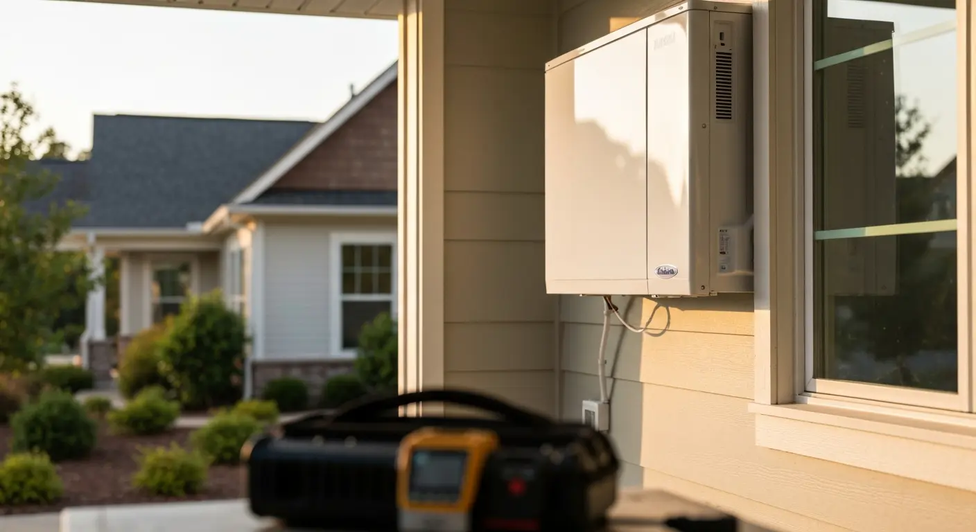 HVAC installation project